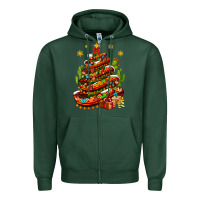 Sports Green Christmas Feliz Navidad Sombrero Tree Zipper Hoodie - BundleAndBundleShop