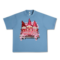 Pebble Blue loads of love with flowers Urban Heavy Tee - NancyCooperArtShop