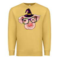Antique Gold pig with halloween Premium Sweatshirt - RanaPortraitStore
