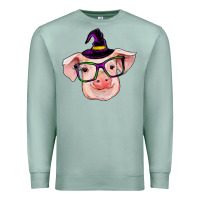 Seafoam pig with halloween Premium Sweatshirt - RanaPortraitStore