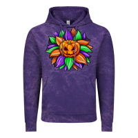 Cloud Purple sunflower halloween Vintage Hoodie - JahusDesignShop