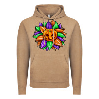 Vintage Coffee sunflower halloween Vintage Hoodie - JahusDesignShop