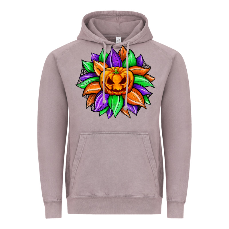 Sunflower Halloween Vintage Hoodie by JahusDesignShop | Teevron