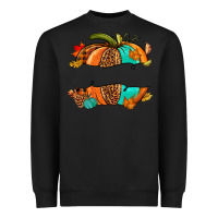 Black custom pumpkin name Heavyweight Sweatshirt - NancyCooperArtShop