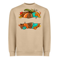 Mushroom custom pumpkin name Heavyweight Sweatshirt - NancyCooperArtShop