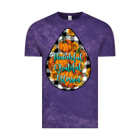 Cloud Purple Thankful Grateful Blessed Vintage Tee - LillyAllenDesigns