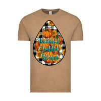 Vintage Coffee Thankful Grateful Blessed Vintage Tee - LillyAllenDesigns