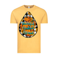 Vintage Mustard Thankful Grateful Blessed Vintage Tee - LillyAllenDesigns