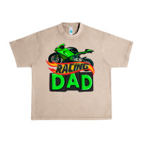 French Oak racing dad with racing motorcycle Urban Heavy Tee - AdoDesignShop