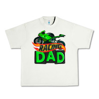 Pistachio racing dad with racing motorcycle Urban Heavy Tee - AdoDesignShop