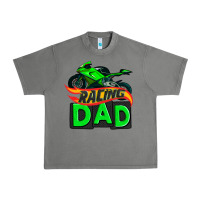 Tornado racing dad with racing motorcycle Urban Heavy Tee - AdoDesignShop