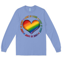 Colony Blue love is love Long Sleeve Tee - MaliasSmallBusiness