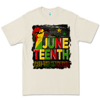 Bone juneteenth fist free ish since 1865 with background Premium Tee - HRA Design Shop