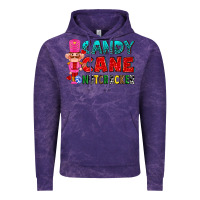 Cloud Purple candy cane and pink nutcracker ado Vintage Hoodie - AdoDesignShop