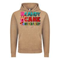 Vintage Coffee candy cane and pink nutcracker ado Vintage Hoodie - AdoDesignShop
