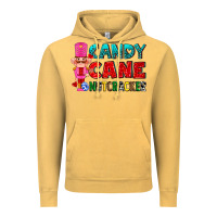 Vintage Mustard candy cane and pink nutcracker ado Vintage Hoodie - AdoDesignShop