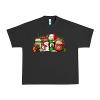 Pigment Black Christmas snow coffee cups Urban Heavy Tee - Jasminsmagicworld