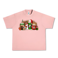 Salmon Christmas snow coffee cups Urban Heavy Tee - Jasminsmagicworld