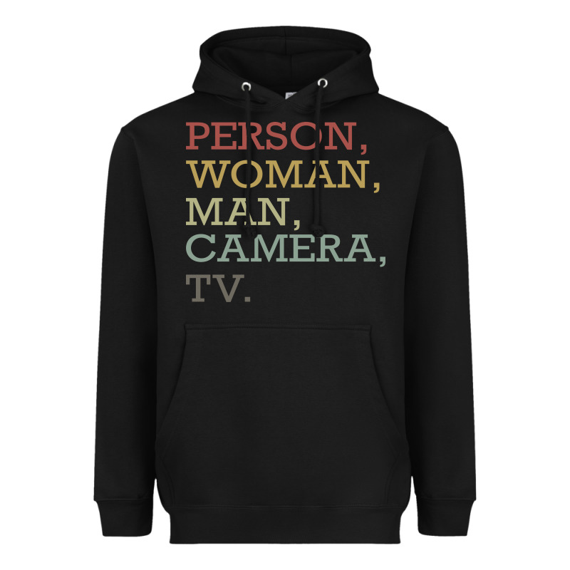 Person Woman Man Camera Tv Heavyweight Hoodie by Bettercallsaul | Teevron