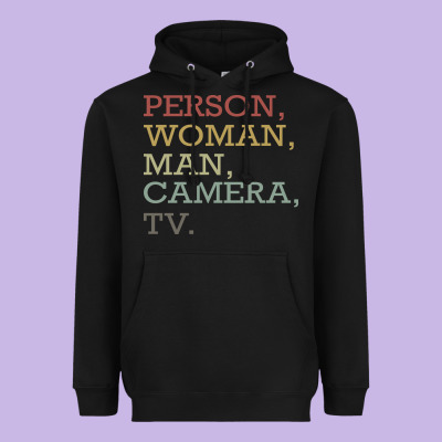 Person Woman Man Camera Tv Heavyweight Hoodie Designed By Bettercallsaul