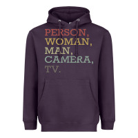 Plum Person Woman Man Camera Tv Heavyweight Hoodie - Bettercallsaul