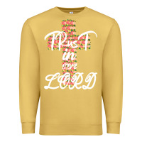Antique Gold Trust In The Lord Premium Sweatshirt - Bettercallsaul