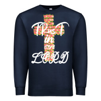 Navy Trust In The Lord Premium Sweatshirt - Bettercallsaul