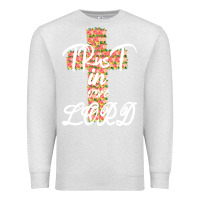 Oatmeal Heather Trust In The Lord Premium Sweatshirt - Bettercallsaul
