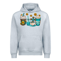 Heather Grey jesus coffee cups Urban Hoodie - OliviaCreatesArt
