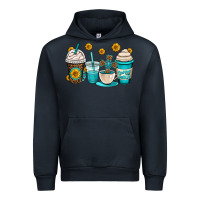 Navy jesus coffee cups Urban Hoodie - OliviaCreatesArt