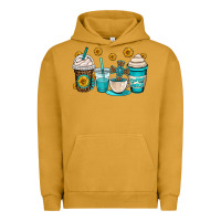 Pigment Peanut Butter jesus coffee cups Urban Hoodie - OliviaCreatesArt
