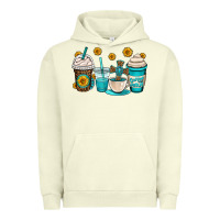 Pigment Pistachio jesus coffee cups Urban Hoodie - OliviaCreatesArt