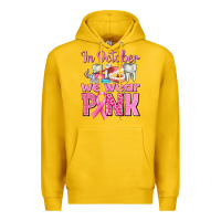 Lemon In October We Wear Pink Breast Cancer Awareness Premium Hoodie - texasbilliewilder