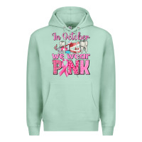 Seafoam In October We Wear Pink Breast Cancer Awareness Premium Hoodie - texasbilliewilder