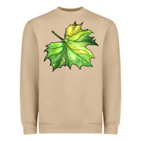 Mushroom green leaf Heavyweight Sweatshirt - BarkalooDesign
