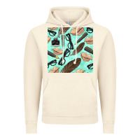 Vintage Artic literature seamless pattern Vintage Hoodie - BundleAndBundleShop