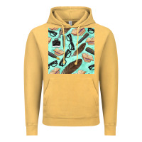 Vintage Mustard literature seamless pattern Vintage Hoodie - BundleAndBundleShop