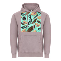 Vintage Zinc literature seamless pattern Vintage Hoodie - BundleAndBundleShop