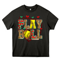 Asphalt play ball softball Heavy Core Tee - Zillion Design Studio