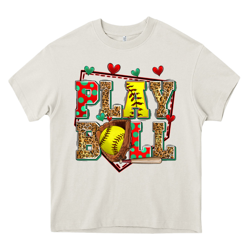 Play Ball Softball Heavy Core Tee by Zillion Design Studio | Teevron