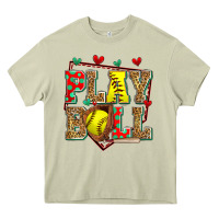 Mossy play ball softball Heavy Core Tee - Zillion Design Studio