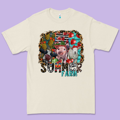 Summer Farm Premium Tee Designed By Sublimationcraftshop