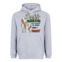 Heather Grey Daddy And Daughter Not Always Eye To Eye But Always Heart To Heart Heavyweight Hoodie - Bettercallsaul
