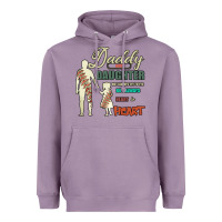 Lavender Daddy And Daughter Not Always Eye To Eye But Always Heart To Heart Heavyweight Hoodie - Bettercallsaul