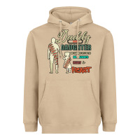 Daddy And Daughter Not Always Eye To Eye But Always Heart To Heart Heavyweight Hoodie | Teevron