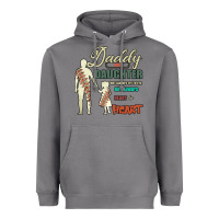 Storm Daddy And Daughter Not Always Eye To Eye But Always Heart To Heart Heavyweight Hoodie - Bettercallsaul