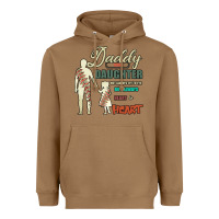 Toasted Coconut Daddy And Daughter Not Always Eye To Eye But Always Heart To Heart Heavyweight Hoodie - Bettercallsaul