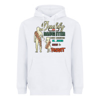 White Daddy And Daughter Not Always Eye To Eye But Always Heart To Heart Heavyweight Hoodie - Bettercallsaul