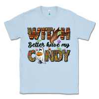 Dusty Blue Witch better have my candy Classic Tee - NancyCooperArtShop
