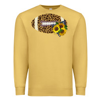Antique Gold Leopard Print Footbal Premium Sweatshirt - Bettercallsaul